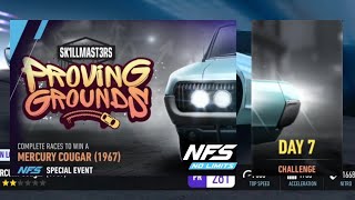 quotClassic Power Unleashed Mercury Cougar 1967  Proving Grounds Day 7  NFS No Limitsquot [upl. by Bluefield932]