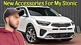 My New Kia Stonic Accessories amp Modification  Price in Pakistan [upl. by Anide]