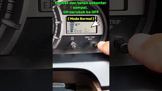 Cara setting Eco Mode amp Normal Mode automobile [upl. by Nyrb]