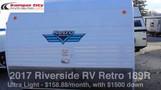 2017 Riverside RV Retro 189R Video Tour [upl. by Myers656]