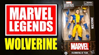 Wolverine Marvel Legends Astonishing XMen Celebrating 85 Years Hasbro Action Figure Unboxing Review [upl. by Ztnarf]