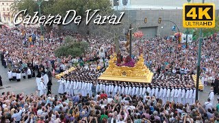 CRISTO DE LA BUENA MUERTE MENA CHILERA SEMANA SANTA MÁLAGA 2017 4K [upl. by Enomas96]