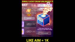 Diwali Lucky Draw Event Unlimited Token Trick 😳shorts freefiremax [upl. by Dyal]