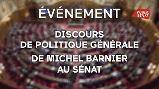 La déclaration de politique générale de Michel Barnier au Sénat [upl. by Hatch291]