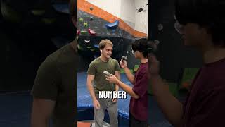 Testing climber grip strength climbing bouldering [upl. by Etezzil184]