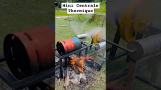 Mini Centrale Thermique électricité Gratuite Pour arrosage des Plantations et fermes Agricole agro [upl. by Subak]