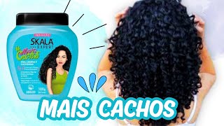 NÃO FINALIZEI MEU CABELO COM SKALA MAIS CACHOS OLHA O QUE ACONTECEU NOS MEUS CACHOS [upl. by Darlene]