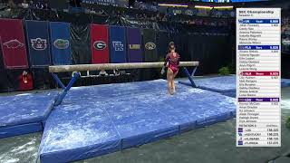 Mati Waligora 985 Beam SEC Championships 32324 [upl. by Kappel66]