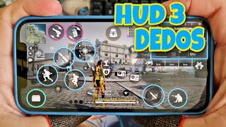 HUD DO MARTINZ 3 DEDOS ATUALIZADO 2024 HANDCAM FREE FIRE [upl. by Mullen]