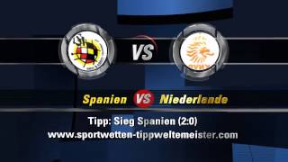 Spanien Niederlande 1362014 WM Sportwetten Tipp [upl. by Alekim]