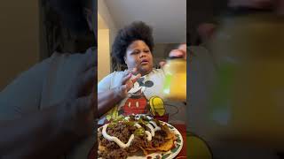 Part 1 making chips and taco meat FastTwitchContest eatwithcekeyus mukbang foodie food [upl. by Akered]