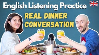 How Native Speakers Talk At Dinner  English Listening Practice B2C1 [upl. by Patrice]