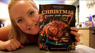 Waitrose Crimbo Food Brochure ASMR unintentionalasmr pageturningasmr lofiasmr [upl. by Tav]