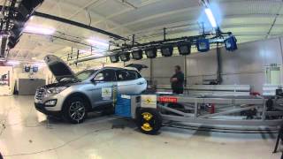 Thatcham Crash Test Set up for Euro NCAP testing [upl. by Llevol]