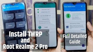 Install TWRP and Root Realme 2 Pro  Step by Step Guide Easy Method [upl. by Erastus]