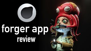 Mobile Digital Sculpting forger app review [upl. by Lamej]