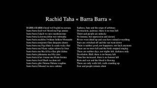 BACH RACHID TAHA REMIX  BARRA BARRA 2010 [upl. by Carlotta]