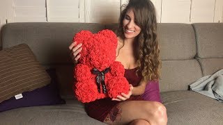 Best Valentines Day Gift For Her Made ENTIRELY Out Of Roses [upl. by Elletnuahs]