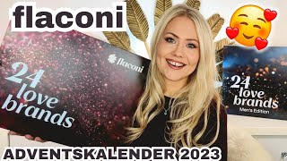 flaconi Love Brands Adventskalender 2023  Unboxing amp MEGA VERLOSUNG 🤩 [upl. by Llerrut]