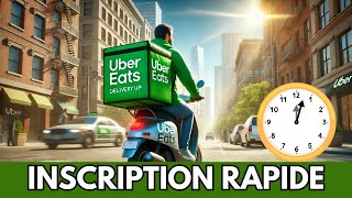 Astuces pour sinscrire RAPIDEMENT en tant que Livreur Uber Eats [upl. by Aretta]