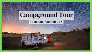 Monahans Sandhills State Park Full Campground Tour [upl. by Arte]