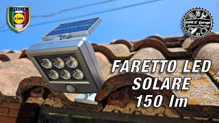 Faretto LED Solare e Sensore Movimento LIVARNO by LIDL [upl. by Hanley204]