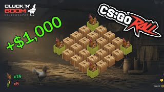 THIS NEW GAMEMODE IS FREE MONEY  CSGORoll Minesweeper [upl. by Notnert]