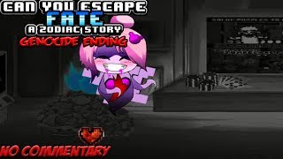 Can You Escape Fate  Full Gameplay Genocide Ending  No Commentary [upl. by Vins]