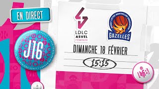 LFB 20232024  Lyon  Lattes Montpellier  J16 [upl. by Keller]