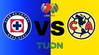 CRUZ AZUL VS AMÉRICA  LIGA BBVA MX SEMIFINALES  APERTURA 2024  SIMULACIÓN [upl. by Torrin523]