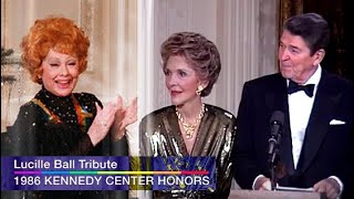 President Ronald Reagan honors Lucille Ball  Unaired Ceremony The Kennedy Center Honors [upl. by Byrd]