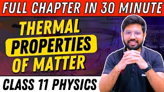 Thermal Properties of Matter Revision OneShot  Chapter 11 Class 11 Physics  CBSE JEE NEET Revision [upl. by Collette433]