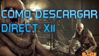 DESCARGAR DIRECTX 11 PARA WINDOWS 7 WINDOWS 8 Y WINDOWS 10 2017 [upl. by Aicsile]