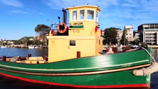 Walkthrough of restored tugboat SYDPORT [upl. by Lukas]