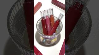 Swatch amp Review Romand Glasting Water Tint Sunset Concept hajbangw swatchlipstick swatchson [upl. by Costin]