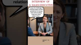 Top 💥sales executive II ytshorts IIshortfeed II Interview question and answers [upl. by Atat]