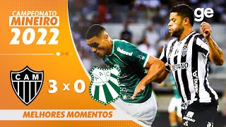 ATLÉTICOMG 3 X 0 CALDENSE  MELHORES MOMENTOS  11ª RODADA MINEIRO 2022  geglobo [upl. by Lucky]