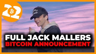 The Full Jack Mallers Announcement at the Bitcoin 2022 Conference [upl. by Sewoll]