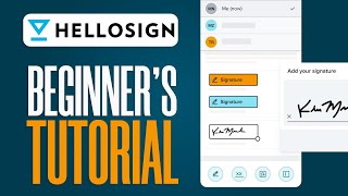 How To Use HelloSign  Easy Tutorial 2024 [upl. by Asusej]