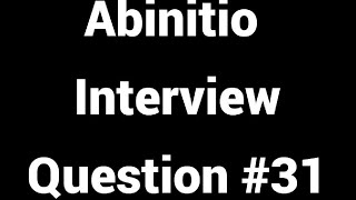 Abinitio Interview Questions 31 meval commands [upl. by Novla153]