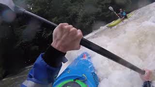 Kayaker saves kayaker stuck in hole [upl. by Asilahs34]