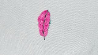 Most easy lavender stitch।।Hand embroidery for beginners embroiderystitches [upl. by Podvin539]