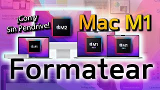 Cómo Formatear o restaurar Mac M1 💻 PRINCIPIANTES Fácil ✅ [upl. by Assyli38]