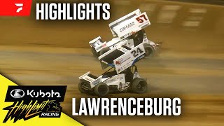 Kyle Larson Returns From Indy  Kubota High Limit at Lawrenceburg Speedway 53124  Highlights [upl. by Galina]