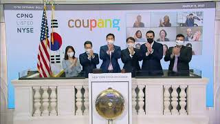 Coupang NYSE CPNG Rings The Opening Bell® [upl. by Fin]