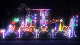 Christmas Light Show 2022 [upl. by Elgna]