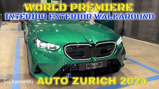 BMW M5 Sedan 2025 Interior And Exterior Walkaround  Auto Zurich 2024  Switzerland [upl. by Accber168]