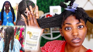 I Tried Chebe Powder for a WEEK annnnnnddddd  4C Natural Hair [upl. by Pieter]