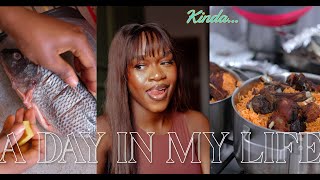 A DAY IN MY LIFE  PARTY JOLLOF RICE RECIPE WEIGHT LOSS GROCERIES HAUL DANCING WITH MY SON [upl. by Inger]