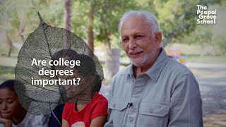 Are college degrees importantUnder the Peepal TreePart 8The Peepal Grove School [upl. by Feledy]